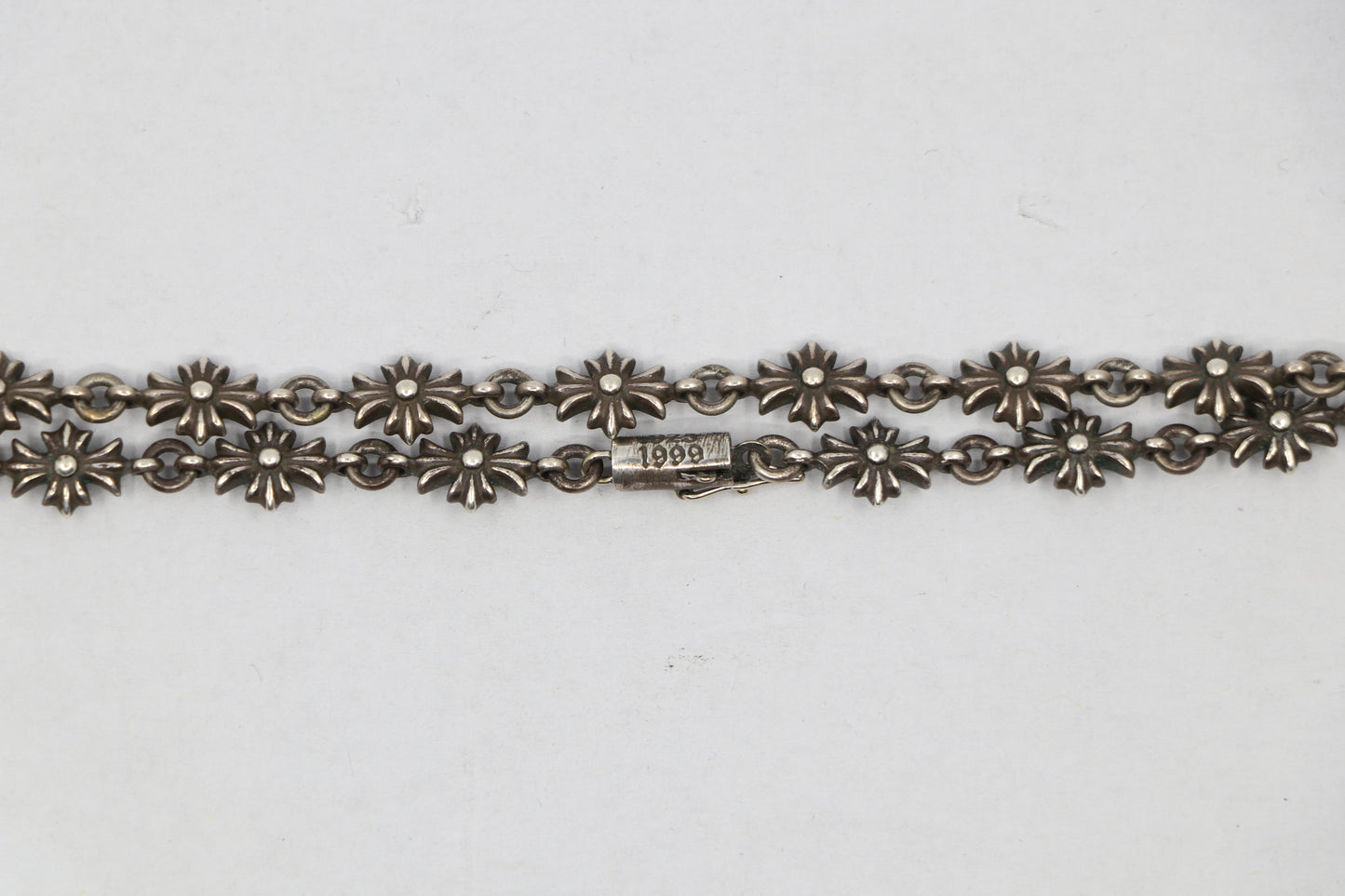 Chrome Hearts Tiny E Necklace 24" Sterling Silver| AVNTGRDNY NYC