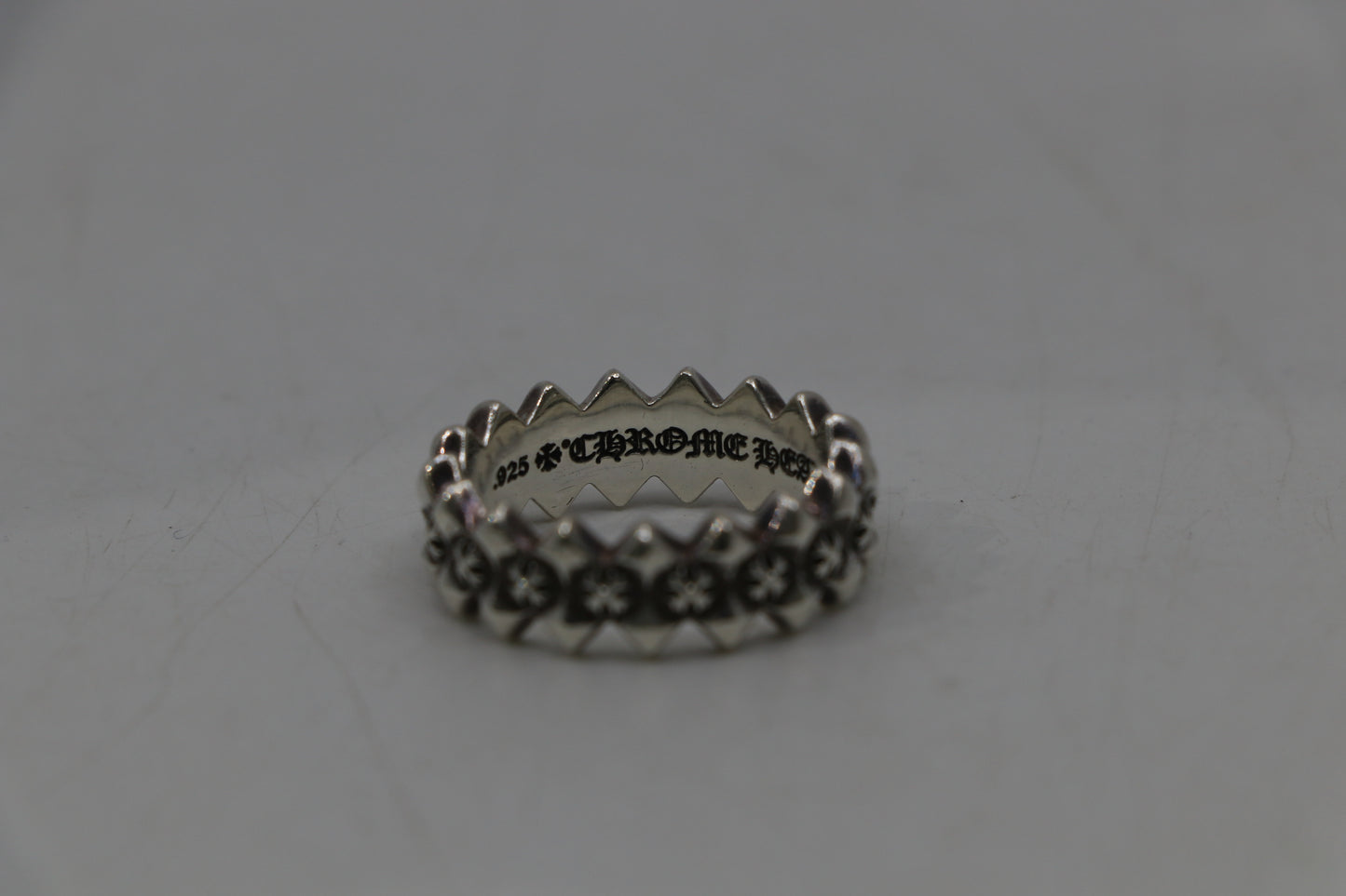 Chrome Hearts Double Pyramid Ring Size 12