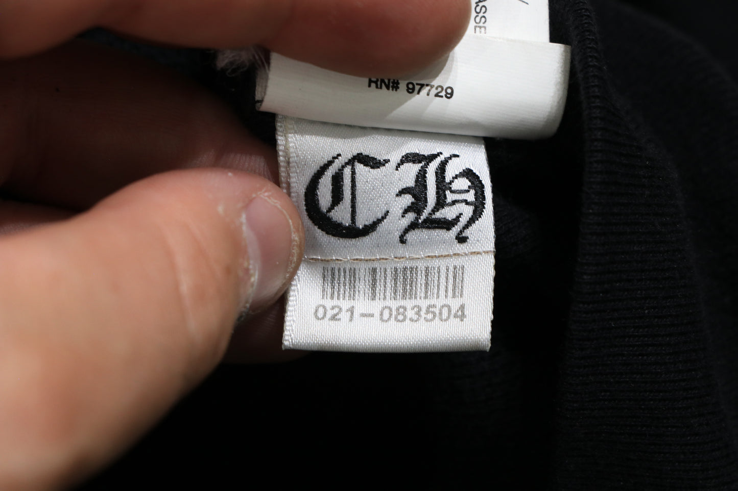 Chrome Hearts Floral Horseshoe Thermal Zip Up Black Size S | AVNTGRDNY NYC