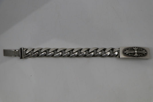 Chrome Hearts Floral ID Classic Link Bracelet 11 Link