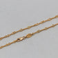 Chrome Hearts 22K Gold Twist Chain 20" | AVNTGRDNY NYC