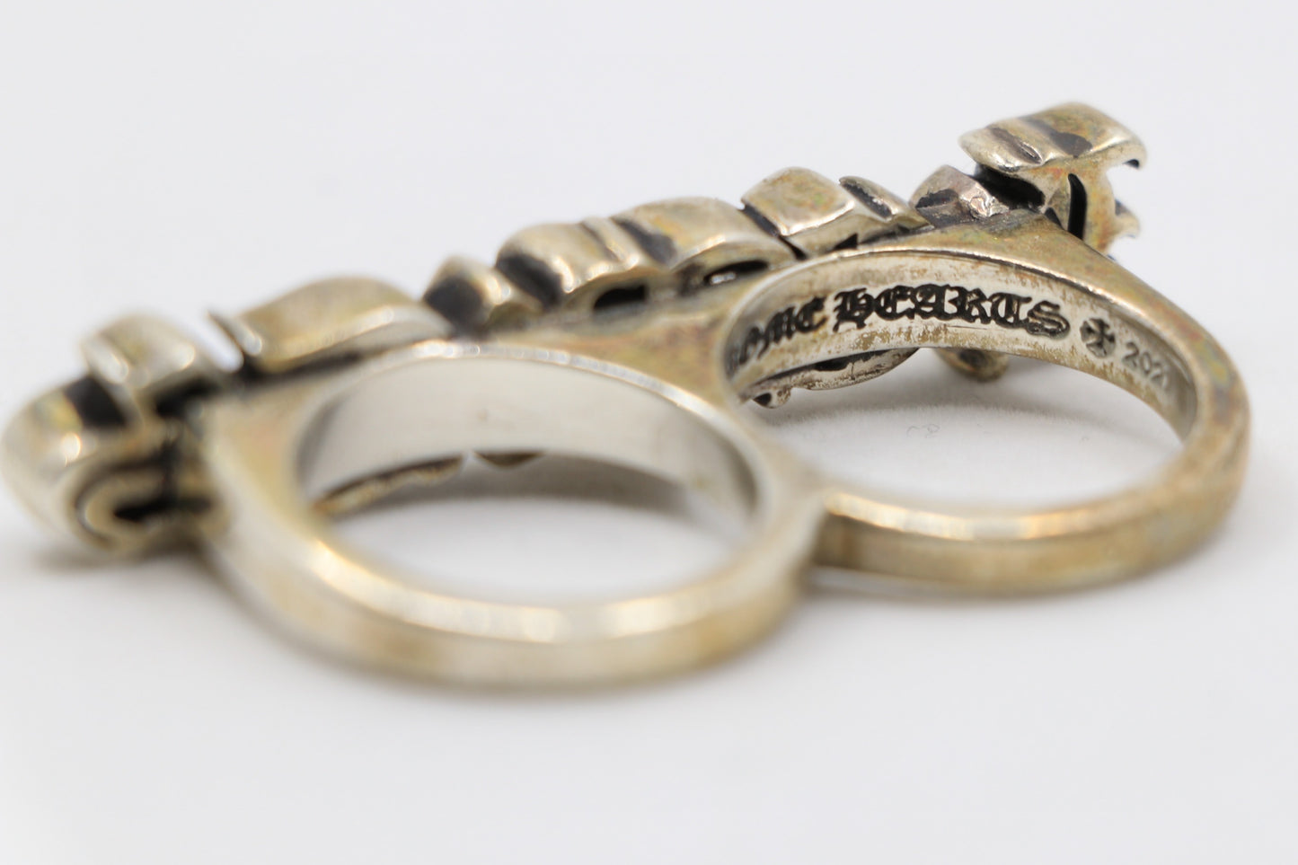 Chrome Hearts Double Ring “Hearts” Size 9/10 | AVNTGRDNY NYC