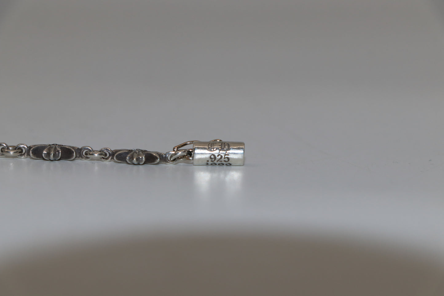 Chrome Hearts Diamond Tiny E Bracelet 13 Link