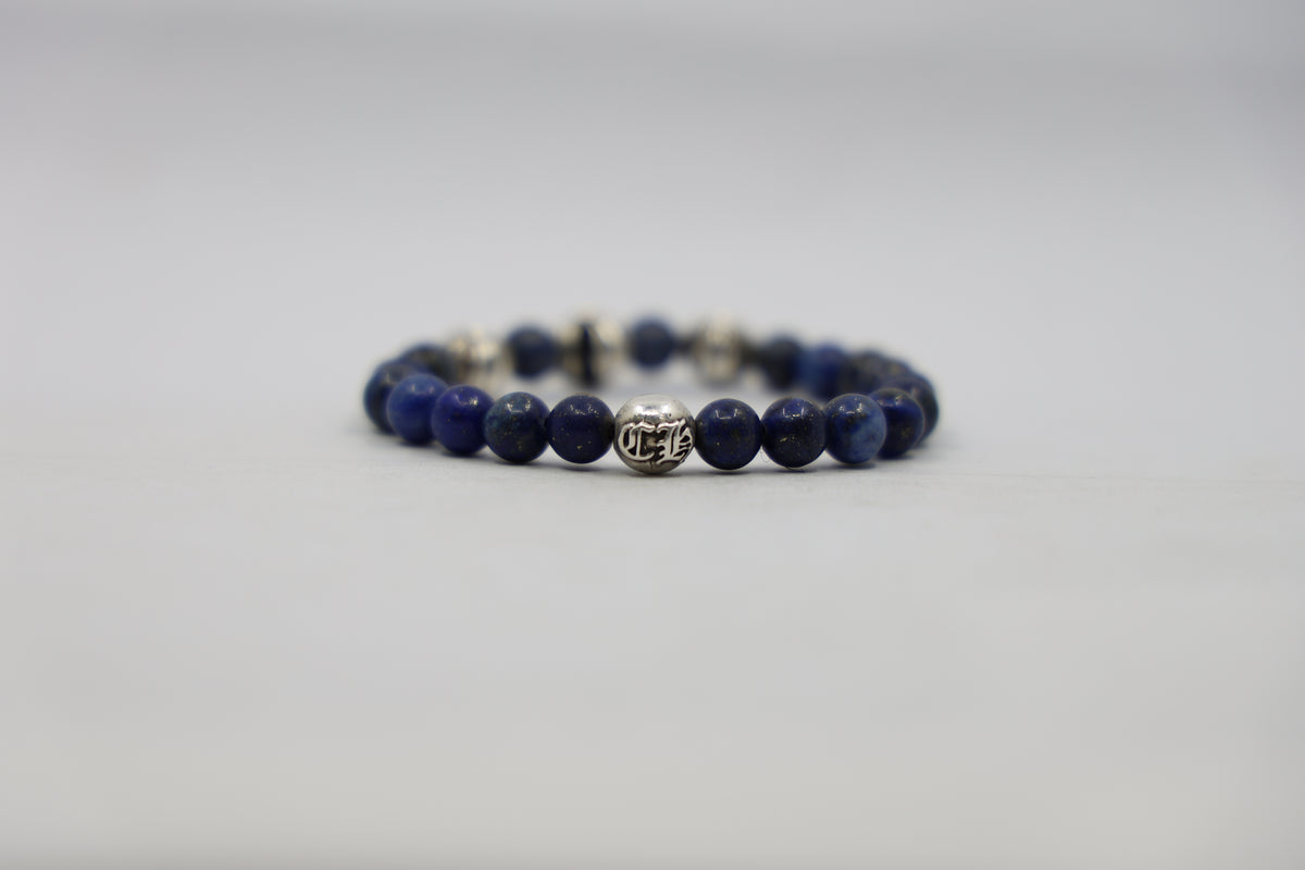 Chrome Hearts Lapis Lazuli Beaded Bracelet Pre-Owned Good Condition| AVNTGRDNY NYC