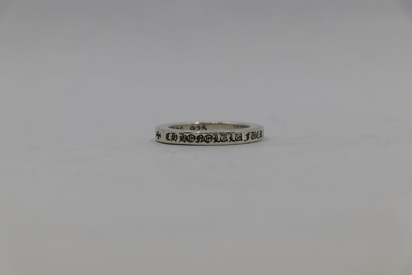 Chrome Hearts Honolulu Exclusive Fuck You 3mm Spacer Ring Size 7.5| AVNTGRDNY NYC