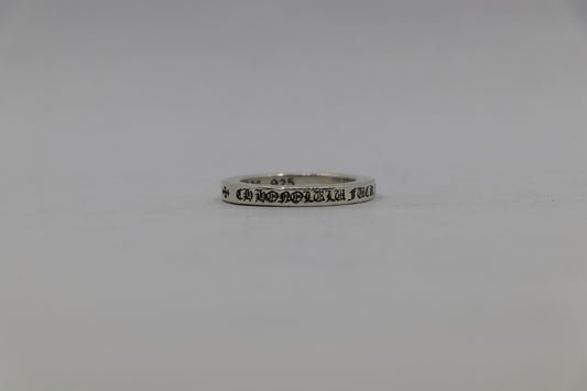 Chrome Hearts Honolulu Exclusive Fuck You 3mm Spacer Ring Size 7.5| AVNTGRDNY NYC