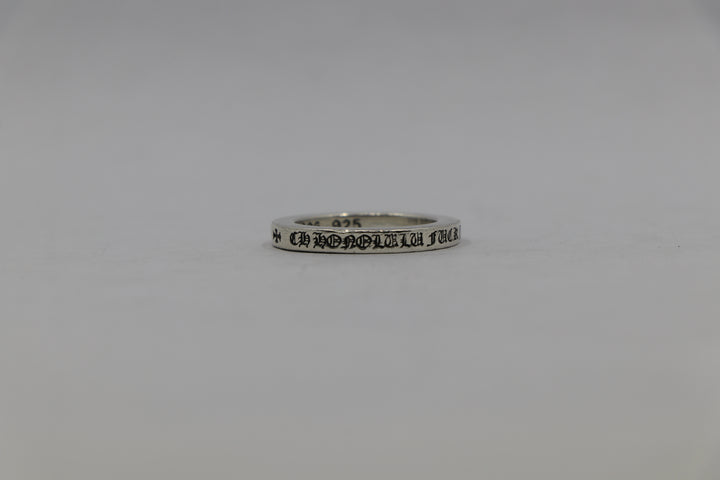 Chrome Hearts Honolulu Exclusive Fuck You 3mm Spacer Ring Size 7.5| AVNTGRDNY NYC