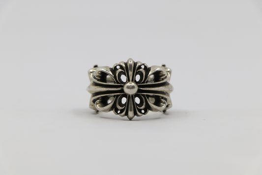 Chrome Hearts Double Floral Ring Size 11| AVNTGRDNY NYC