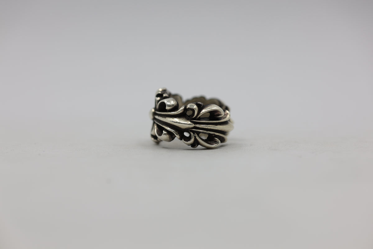 Chrome Hearts Double Floral Ring Size 7 | AVNTGRDNY NYC