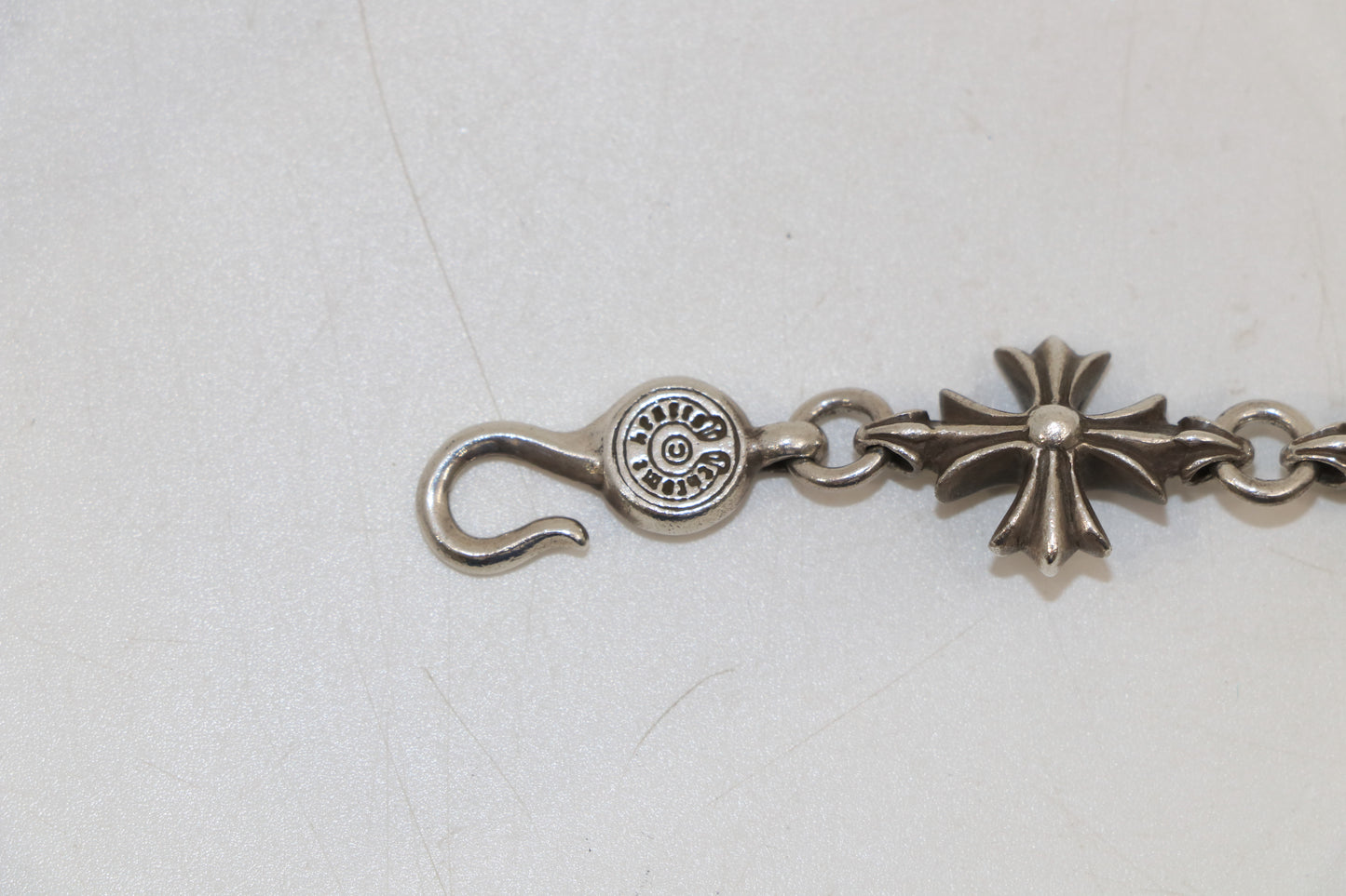 Chrome Hearts Plus Cutout Bracelet 9 Link