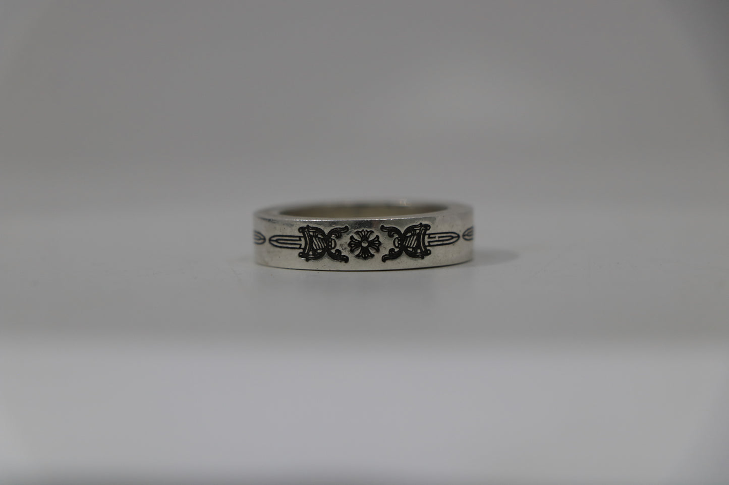 Chrome Hearts 6MM Spacer Dagger Ring Size 9.5