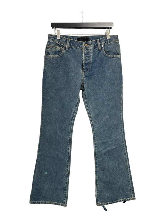 Jun Nakayama FW24 Crash Denim Pants Indigo Size 28