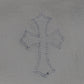 Chrome Hearts St. Barth Exclusive Cross Patch White Jeans Size 30 | AVNTGRDNY NYC