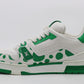 Yayoi Kusama x Louis Vuitton Trainer Line Sneaker Infinity Dots″Green″ Size LV8.5 (10M)