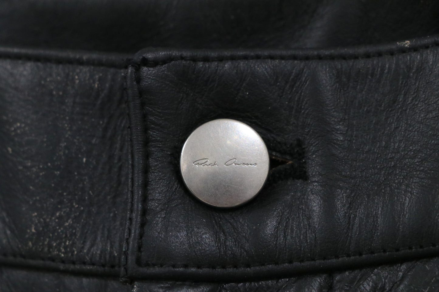 Rick Owens Hollywood Leather Pants Size 54 Black Lamb Leather | AVNTGRDNY NYC