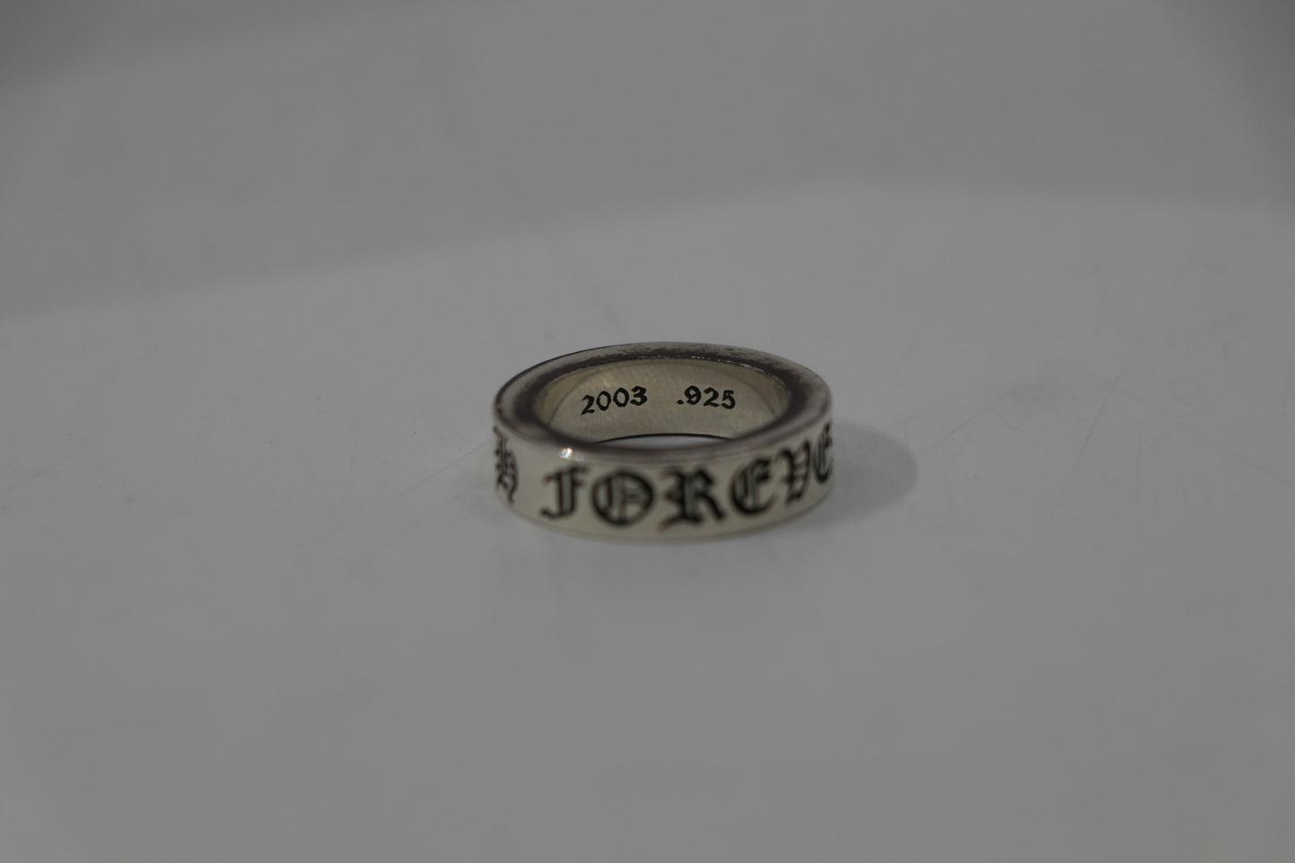 Chrome Hearts 6MM Spacer Forever Ring Size 6.5