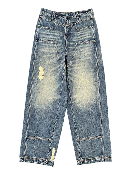 Louis Vuitton Washed Denim Workwear Pants FW24 34x32