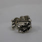 Chrome Hearts Double Floral Ring Size 10