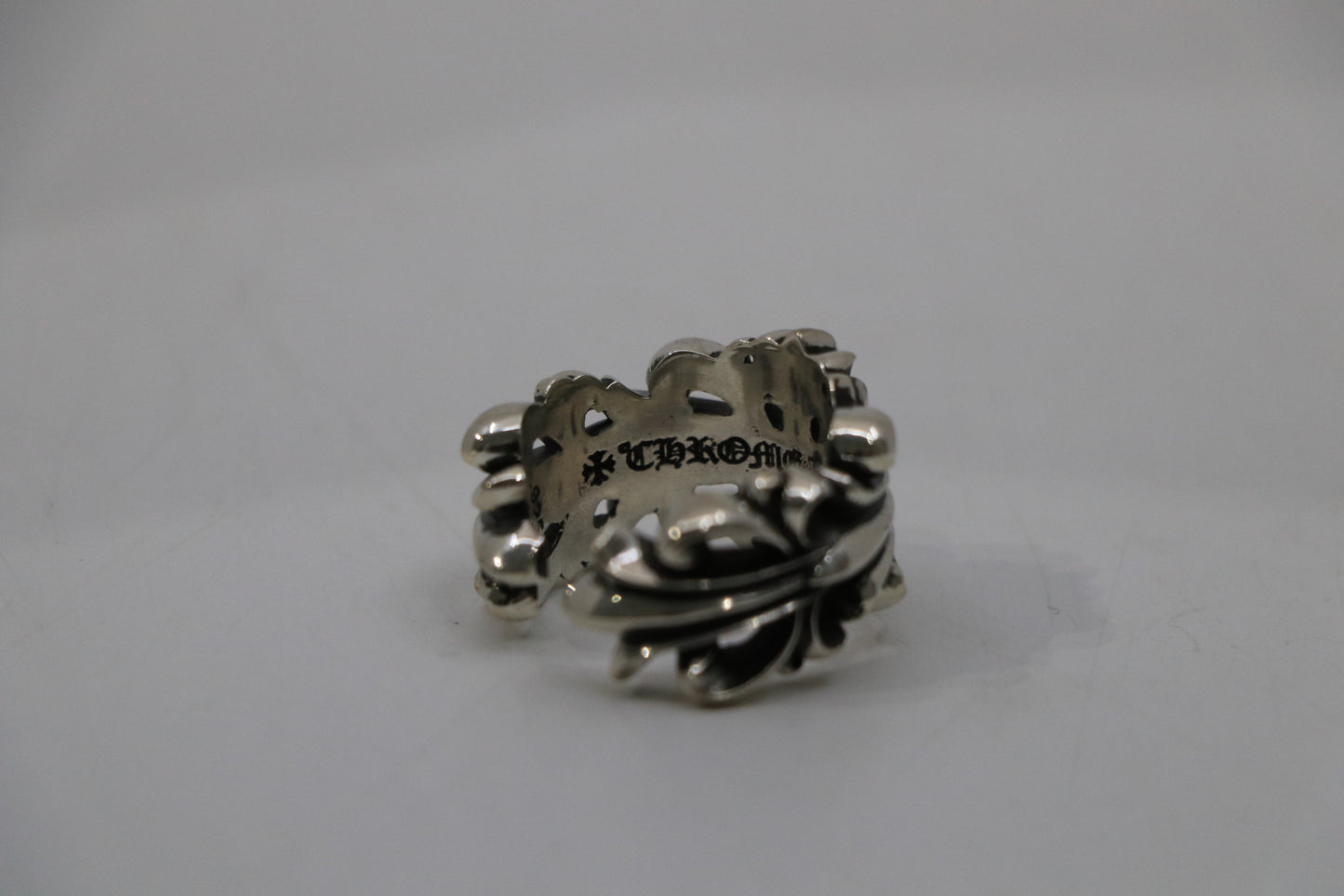Chrome Hearts Double Floral Ring Size 10