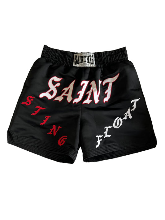 Saint Michael Boxing Shorts Black