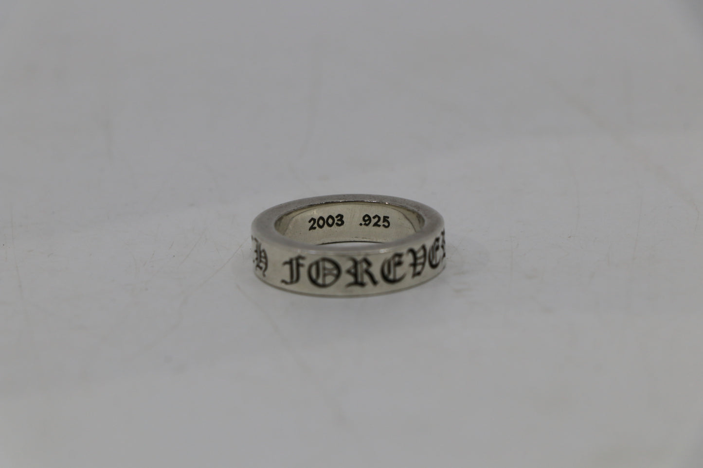 Chrome Hearts Forever 6MM Spacer Ring Size 8.5