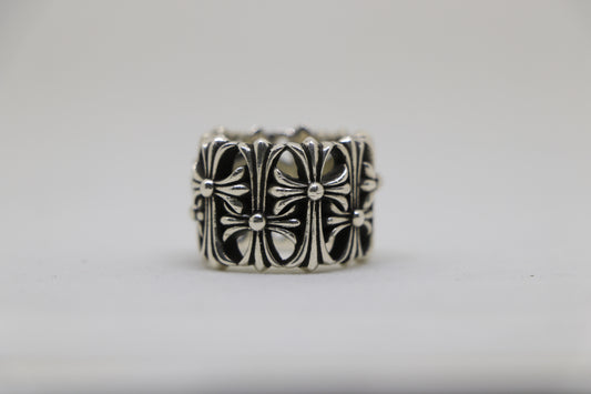Chrome Hearts Round Cemetery Ring Size 8.5 Sterling Silver .925 | AVNTGRDNY NYC