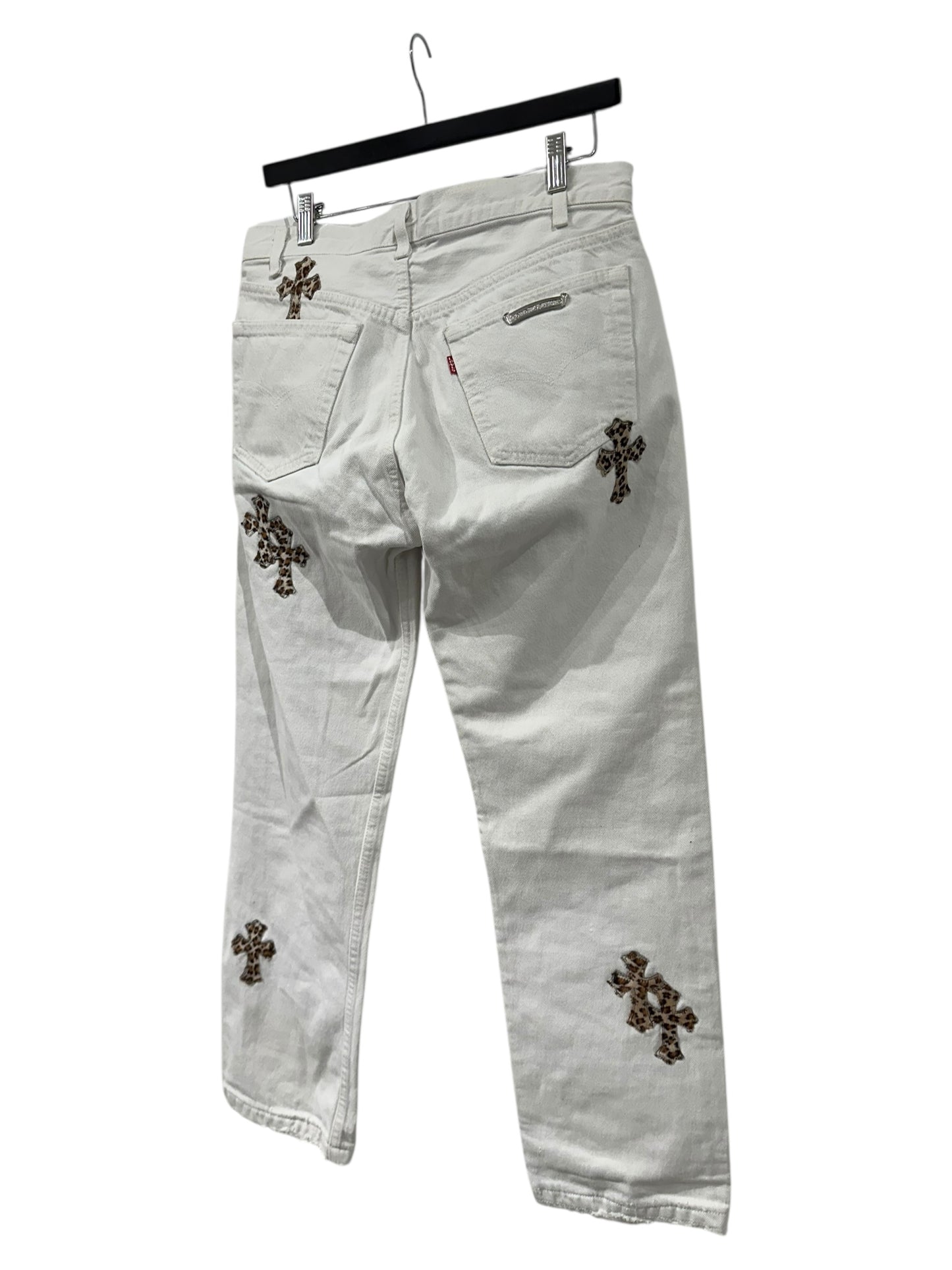 Chrome Hearts Leopard Patch Jeans Size 30