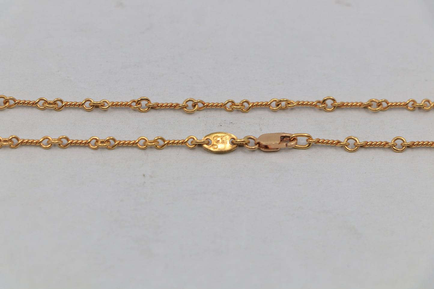 Chrome Hearts 22K Gold Twist Chain 20" | AVNTGRDNY NYC