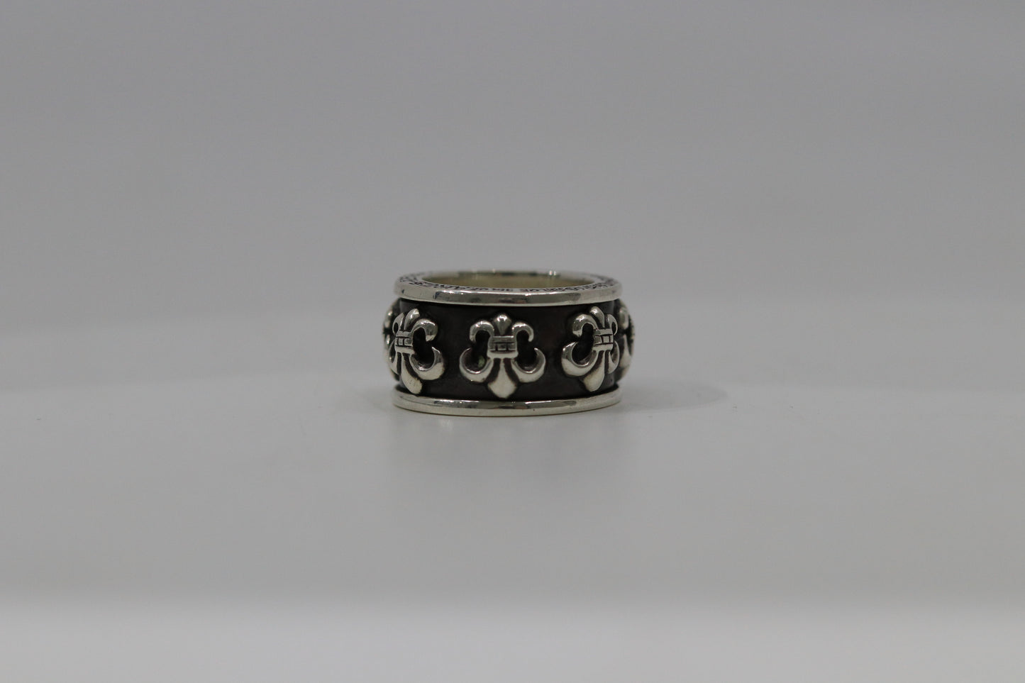 Chrome Hearts Fleur Spinner Ring Size 11