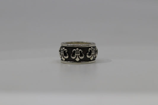 Chrome Hearts Fleur Spinner Ring Size 11