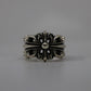 Chrome Hearts Double Floral Ring Size 10