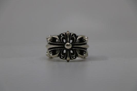 Chrome Hearts Double Floral Ring Size 10