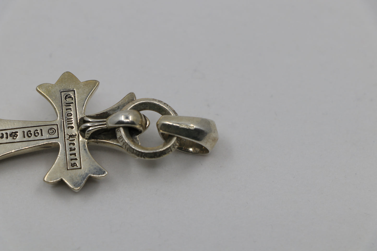 Chrome Hearts Small Cross Pendant Sterling Silver | AVNTGRDNY NYC