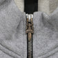 Chrome Hearts Paper Jam Quarter Zip Grey Size Small| AVNTGRDNY NYC