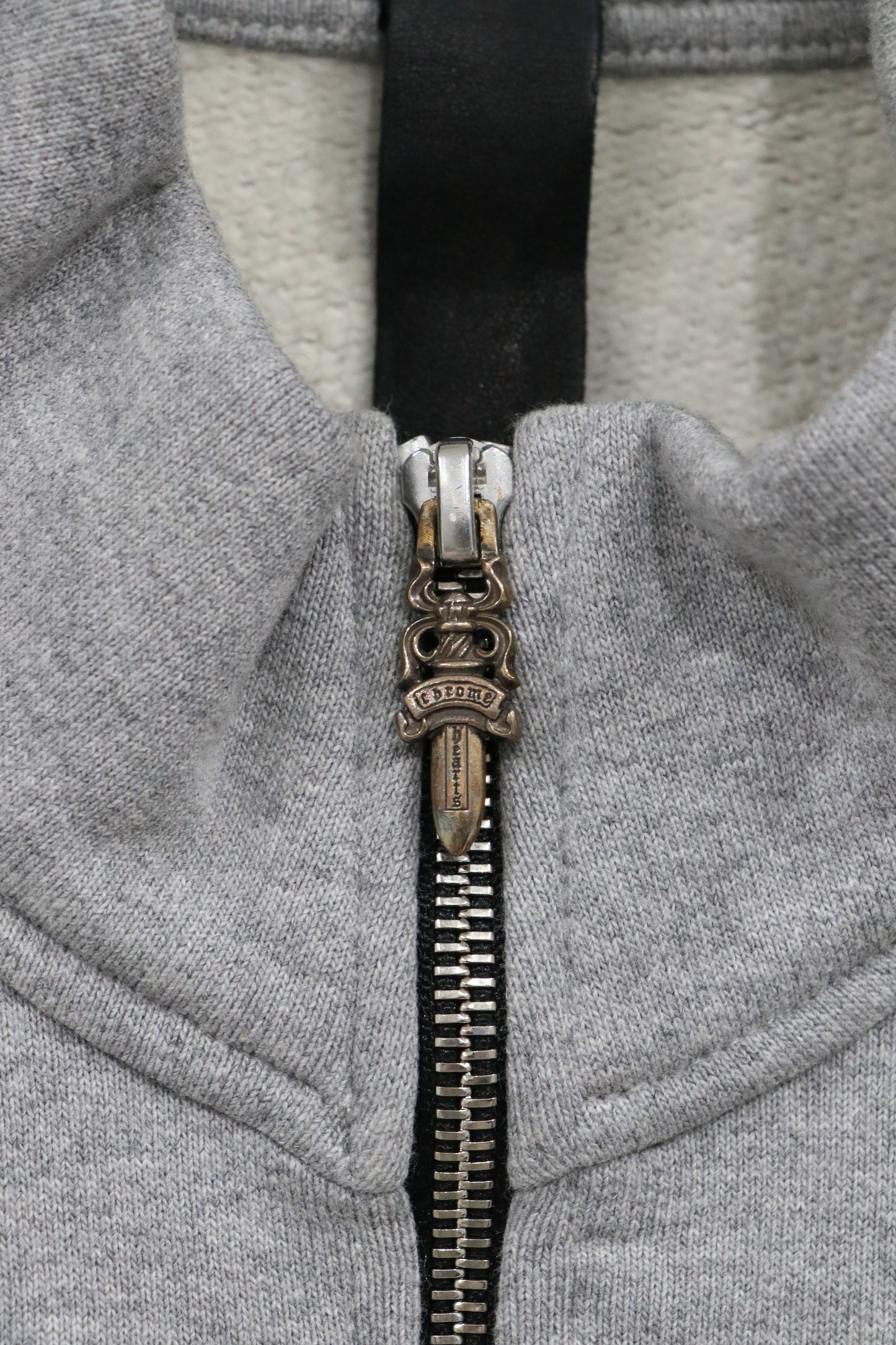 Chrome Hearts Paper Jam Quarter Zip Grey Size Small| AVNTGRDNY NYC