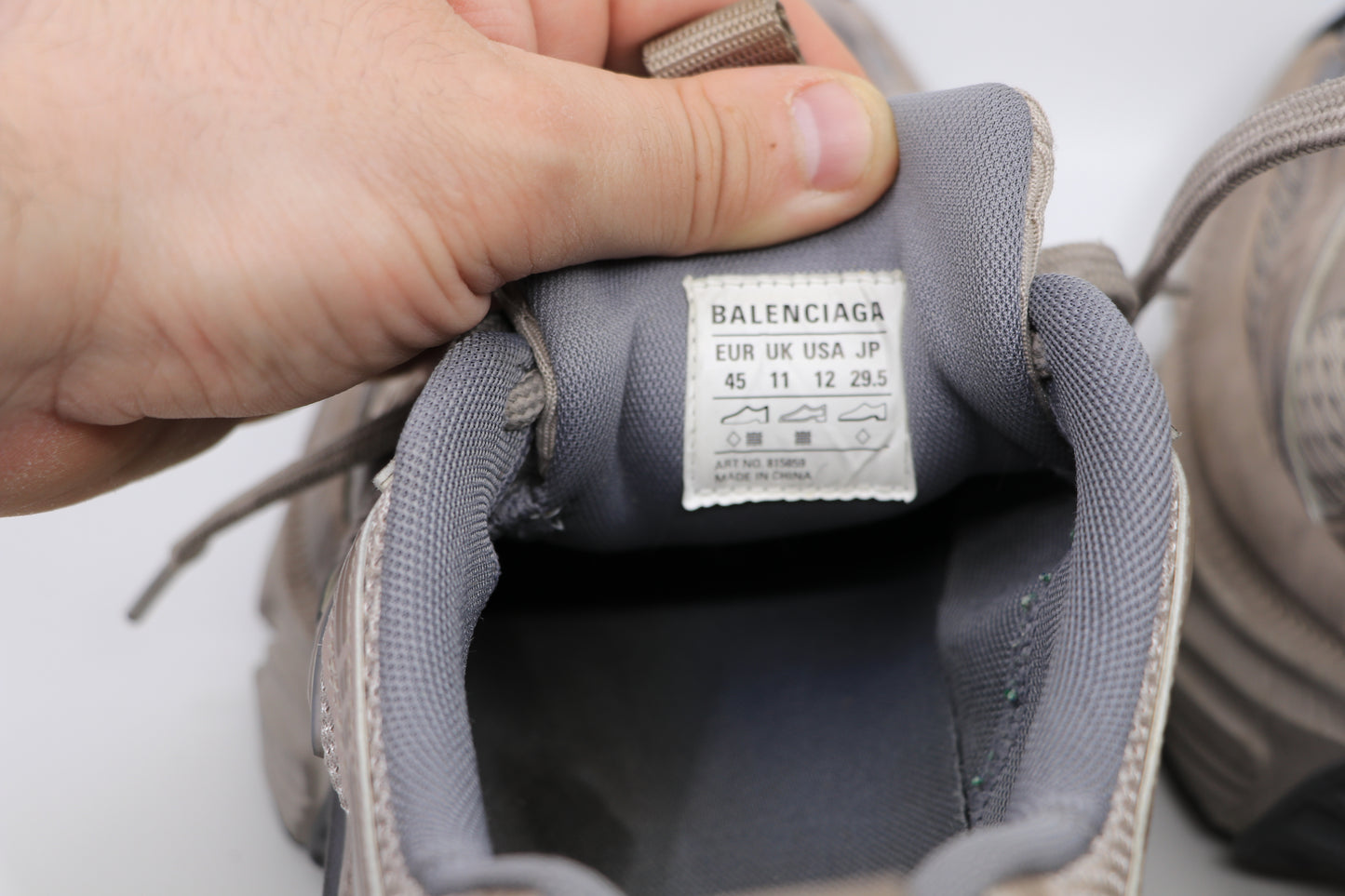 Balenciaga 6XL Sneaker Taupe Mix Size 45