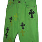 Chrome Hearts Matty Boy Sex Records 45 Patch Cross Jeans Size 31| AVNTGRDNY NYC
