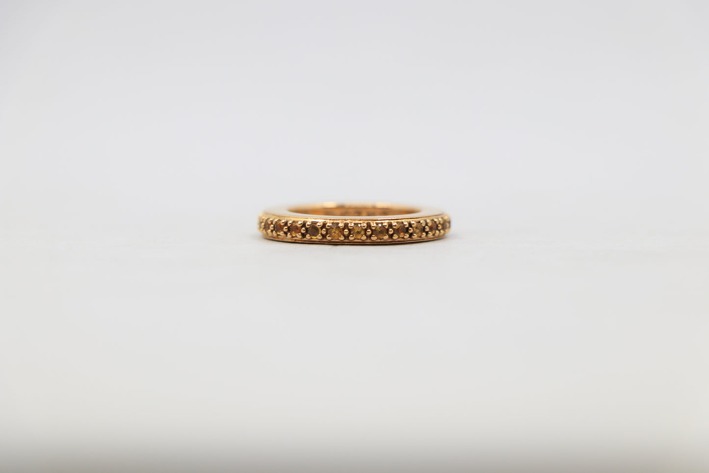 Chrome Hearts True Fucking Punk Ring Size 5.5 22K Gold with Yellow Sapphire| AVNTGRDNY NYC