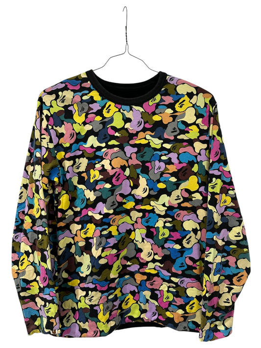 Bape Reversible Multi Camo Longsleeve Size XL