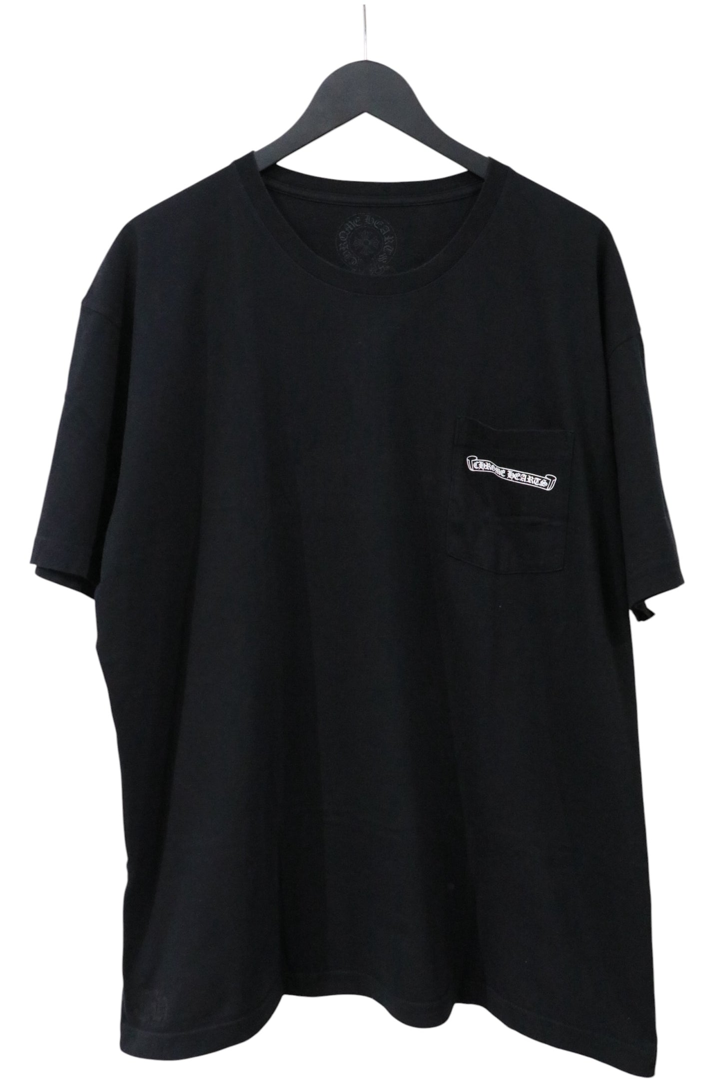 Chrome Hearts Arch Logo Pocket T-Shirt Black/White Size XXL| AVNTGRDNY NYC