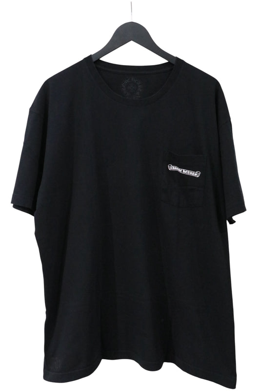 Chrome Hearts Arch Logo Pocket T-Shirt Black/White Size XXL| AVNTGRDNY NYC
