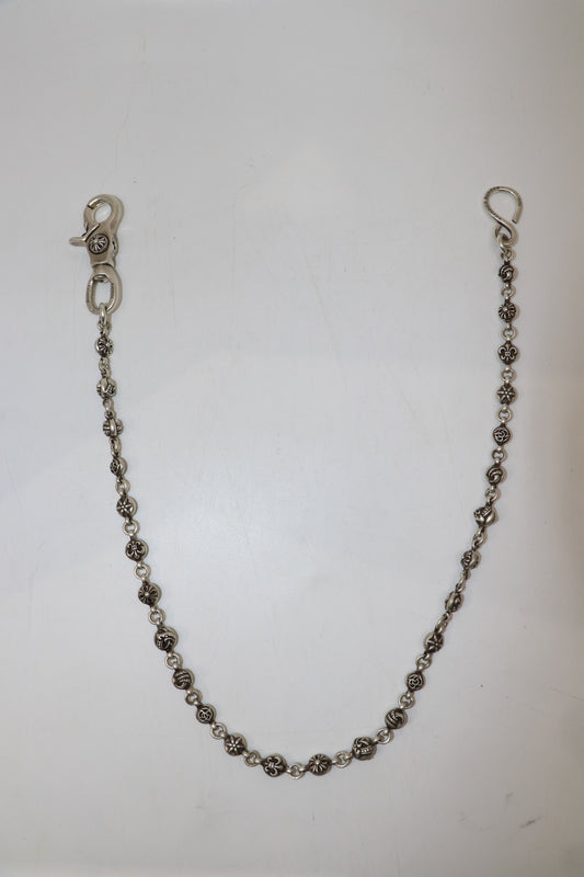 Chrome Hearts Multi Motif Crossball Wallet Chain 24”
