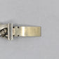 Chrome Hearts Dagger ID Fancy Link Bracelet Sterling Silver with Factory Pavé Diamonds | AVNTGRDNY NYC