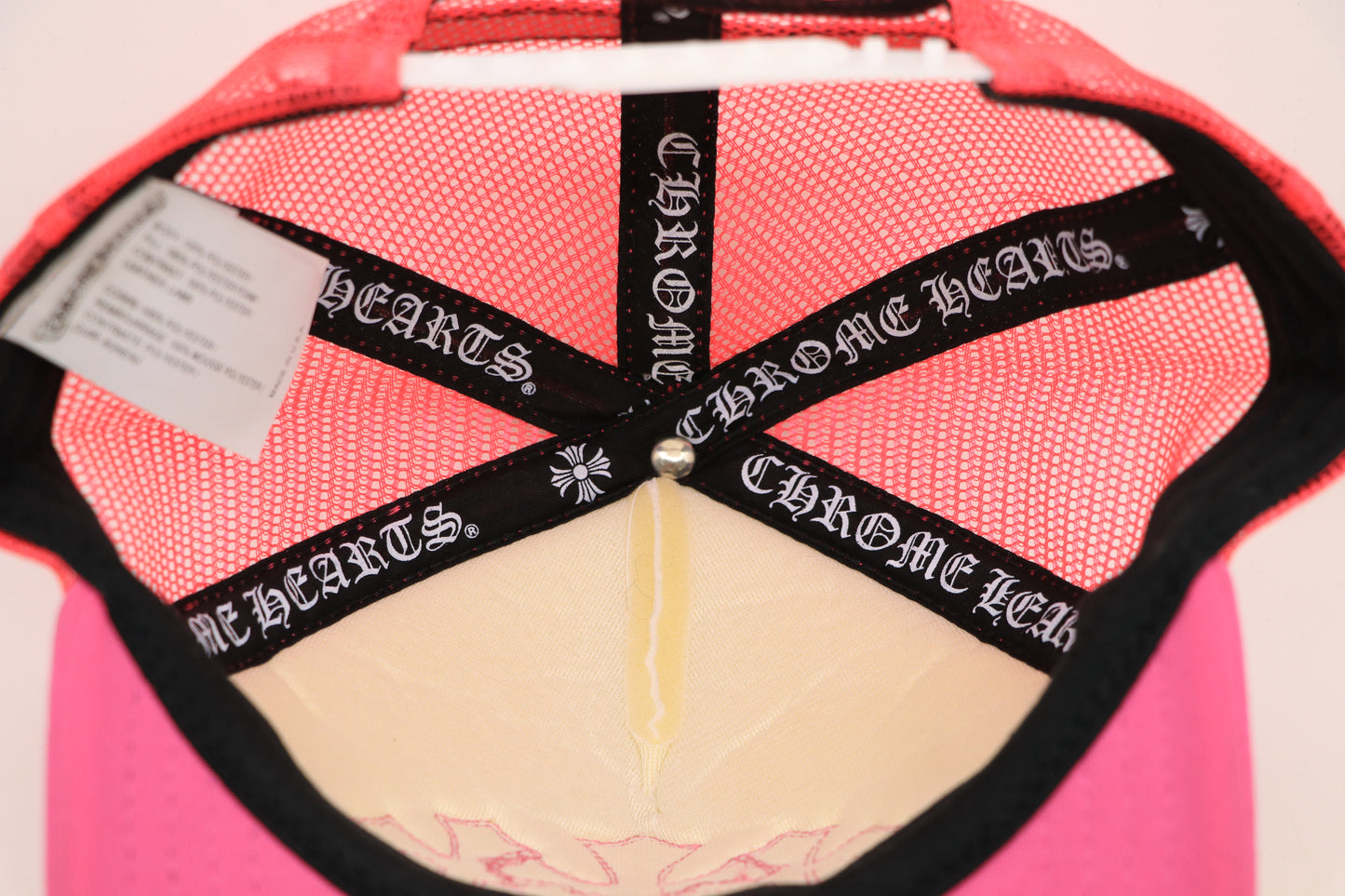Chrome Hearts Triple Cross Trucker Pink