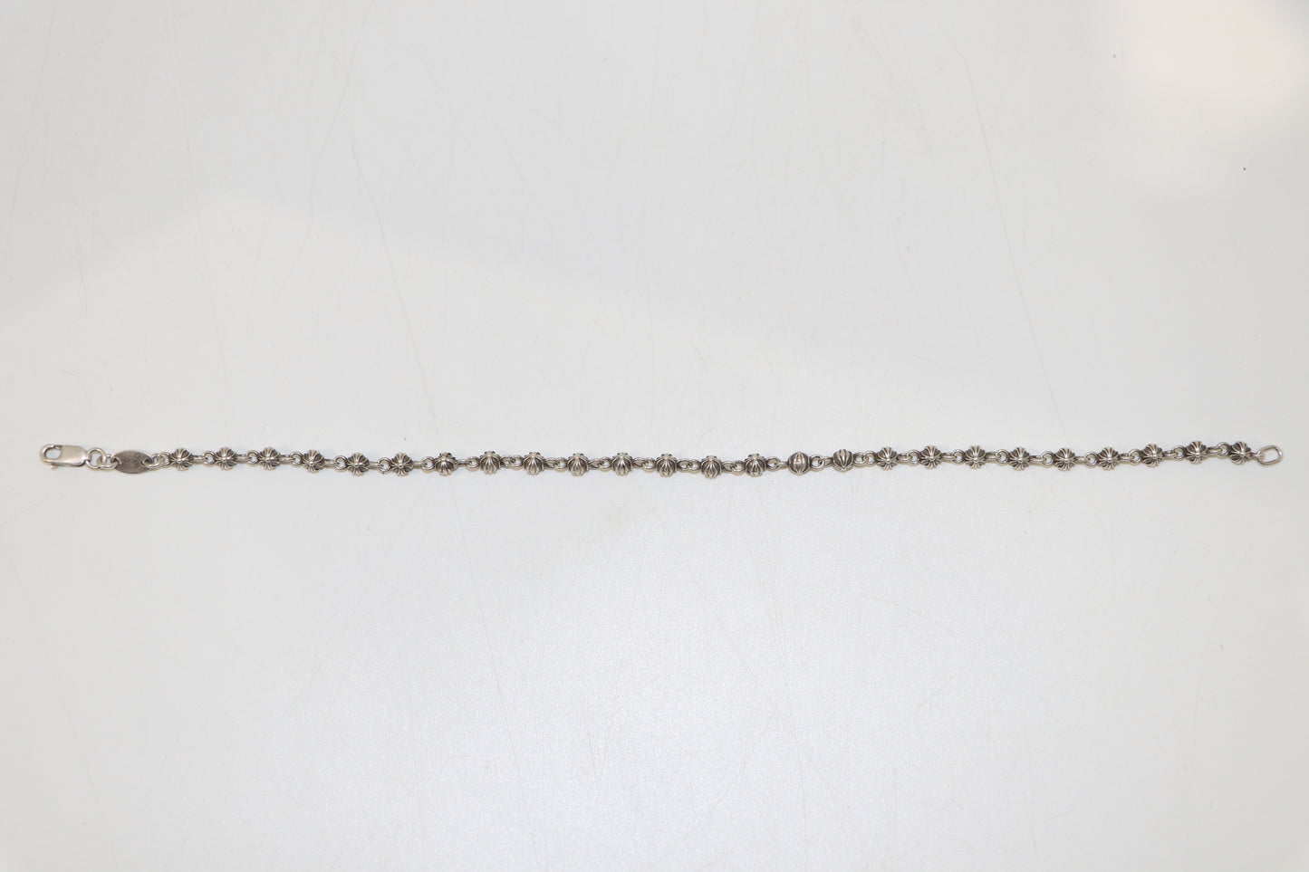 Chrome Hearts Ball Bead Bracelet 8” .925 Sterling Silver | AVNTGRDNY NYC