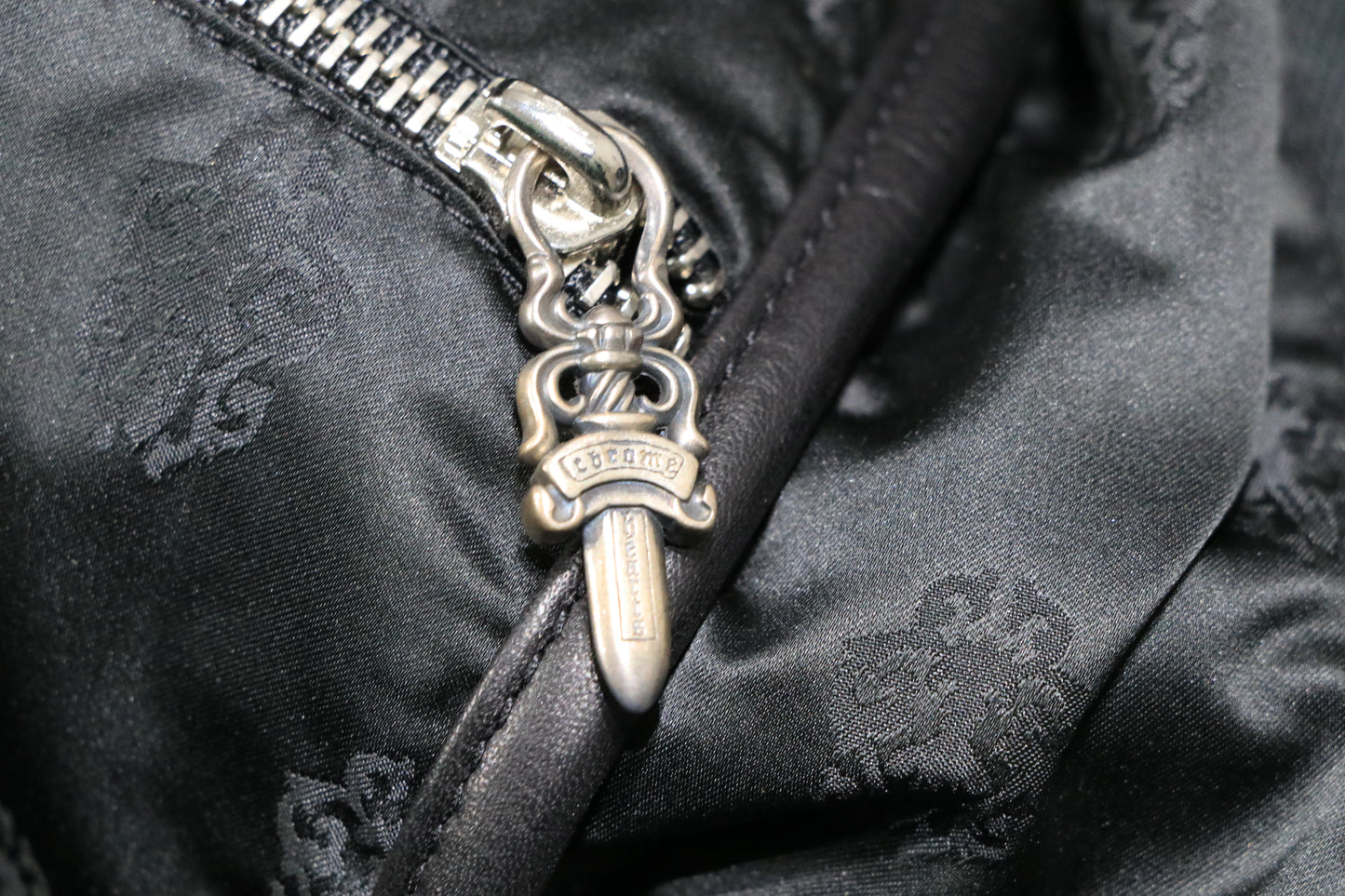 Chrome Hearts 7th Grade Black Leather Backpack Flooded Cross Patch | AVNTGRDNY NYC