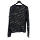 Balenciaga Wool All Over Print Sweater Size M