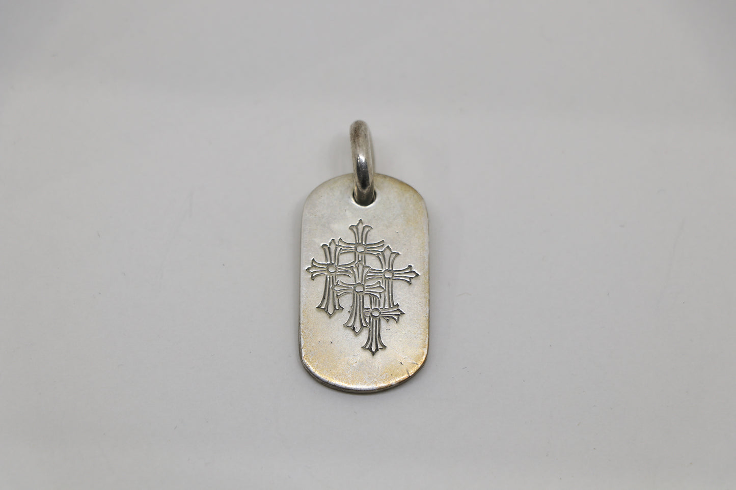 Chrome Hearts Cemetery Dog Tag Pendant .925 Silver 1998 | AVNTGRDNY NYC