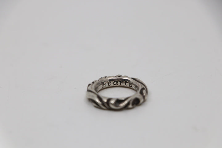 Chrome Hearts Scroll Ring .925 Sterling Silver Size 4US