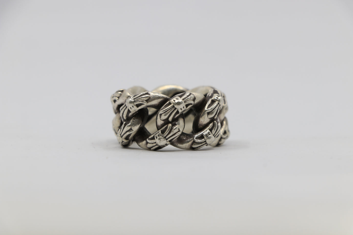 Chrome Hearts Extra Fancy Link Ring Large Size 9| AVNTGRDNY NYC